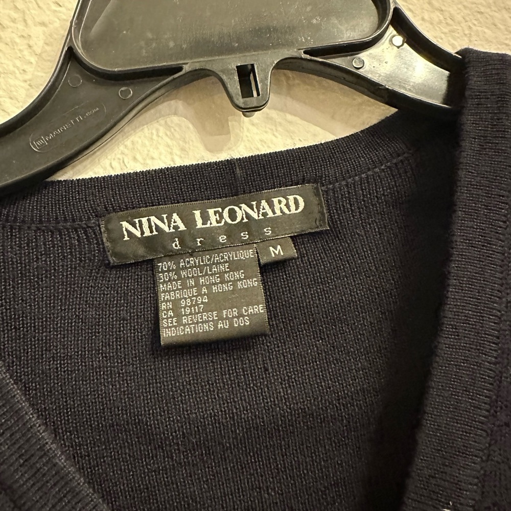 Vintage Nina Leonard Sweater Dress - Picture 2 of 3